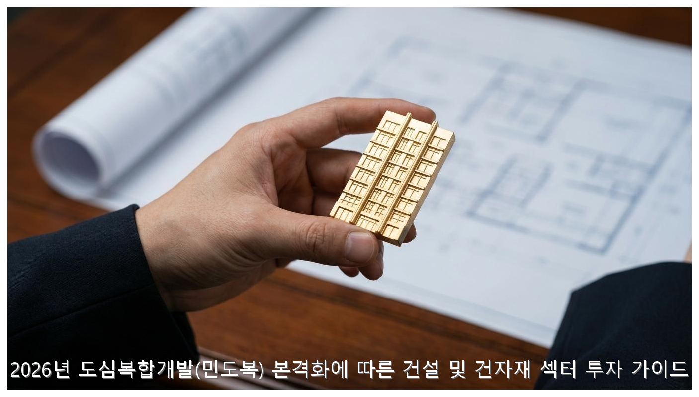2026년 도심복합개발(민도복) 본격화에 따른 건설 및 건자재 섹터 투자 가이드 핵심 안내 및 분석 인포그래픽 (2)