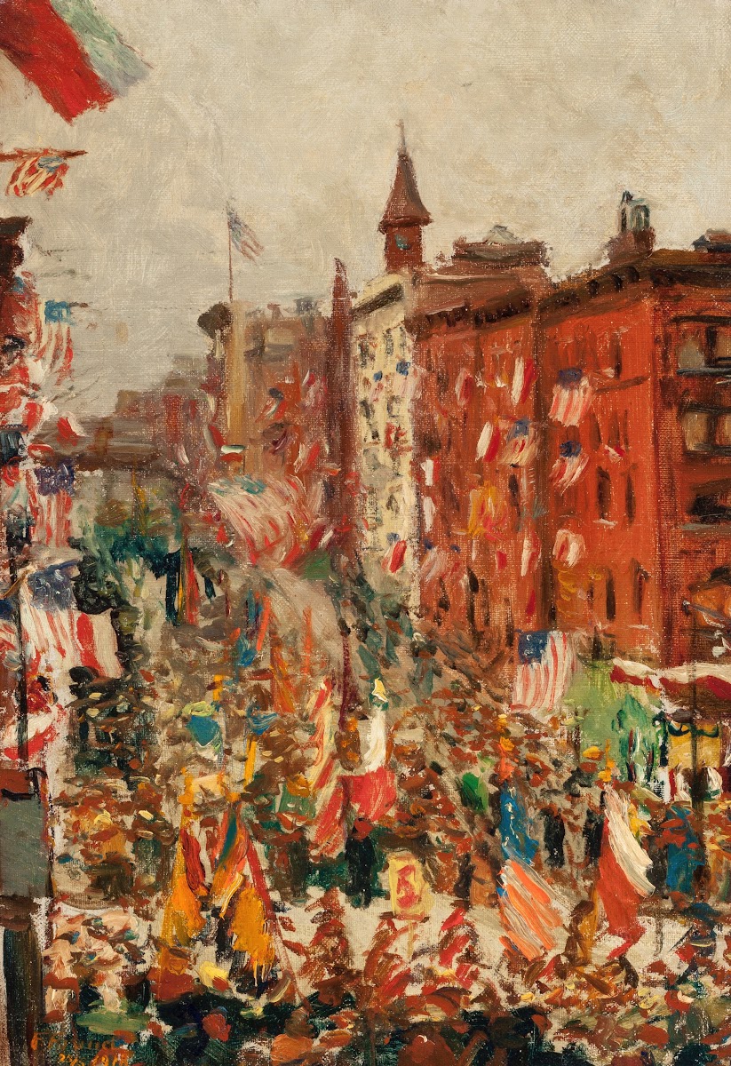Parade on York Avenue 1918