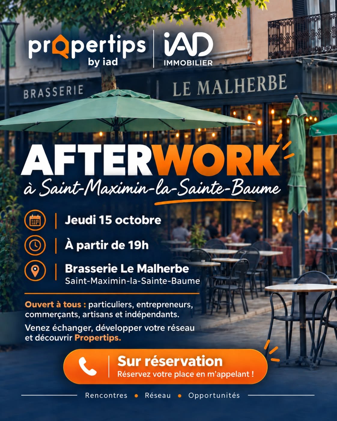 Afterwork à la Brasserie Le Malherbe – Saint-Maximin
