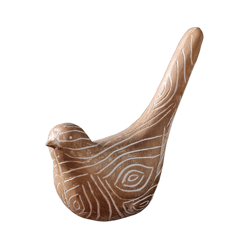 Vogelfigur aus Harz, modernes Design