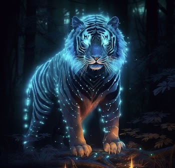 Glowing Tiger Picture