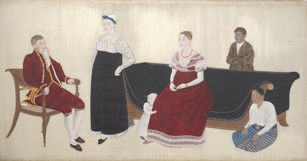 Portrait Of The Cock Blomhoff Family 1817