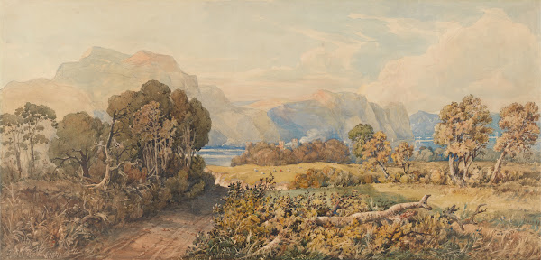 Landscape With River And Mountains 1872