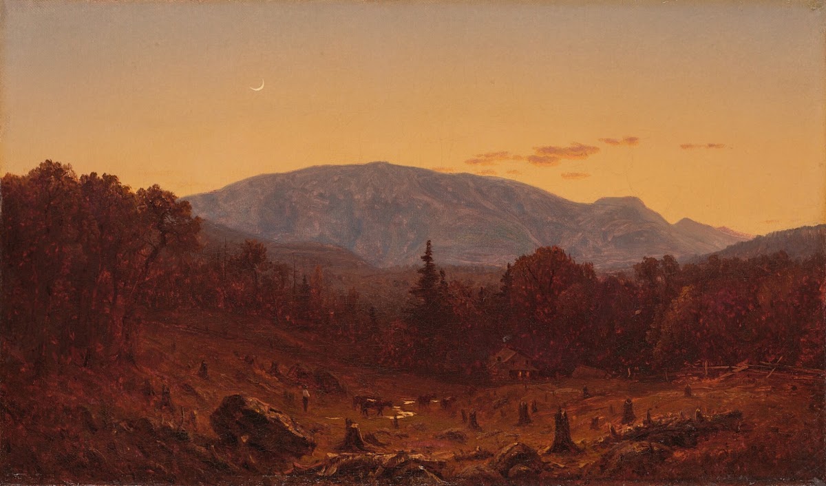 Twilight on Hunter Mountain 1867