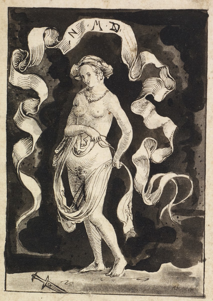 Female nude with a headscarf 1512