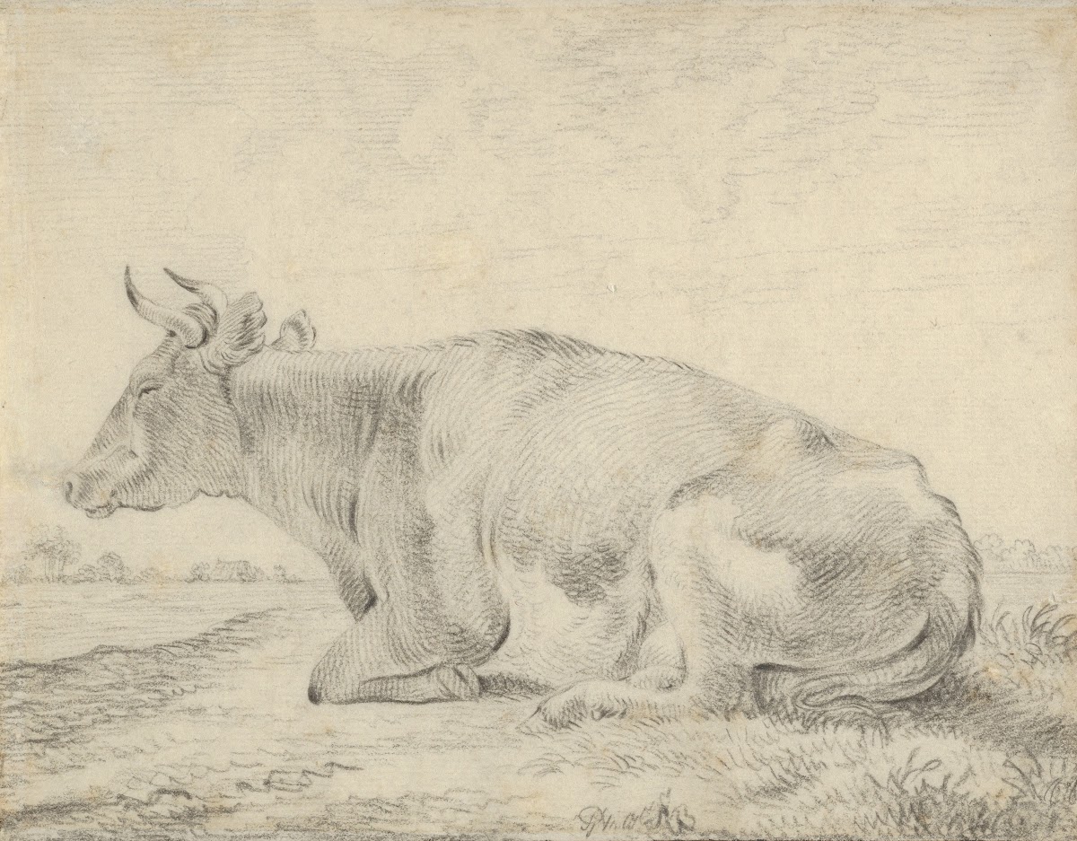 A Cow Lying in a Landscape 19th century
