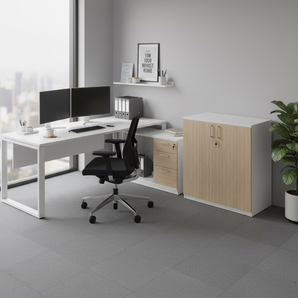 RADAR Color Two-Door (Low Height) Storage Cabinet