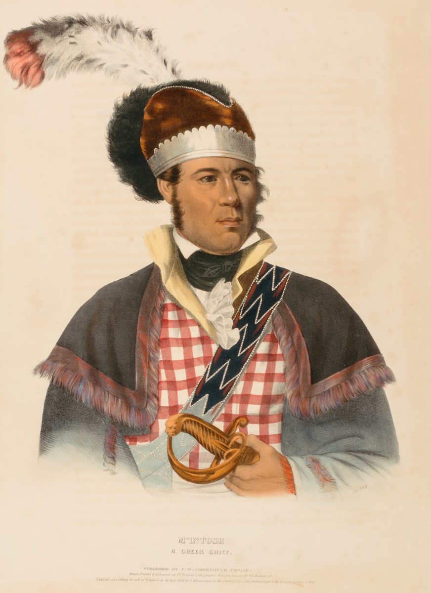 MIntosh A Creek Chief 1838