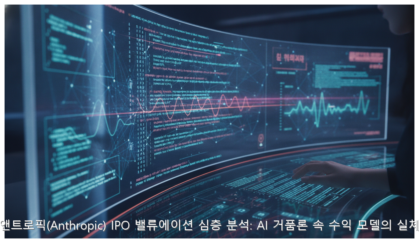 앤트로픽(Anthropic) IPO 밸류에이션 심층 분석: AI 거품론 속 수익 모델의 실체 핵심 안내 및 분석 인포그래픽 (8)