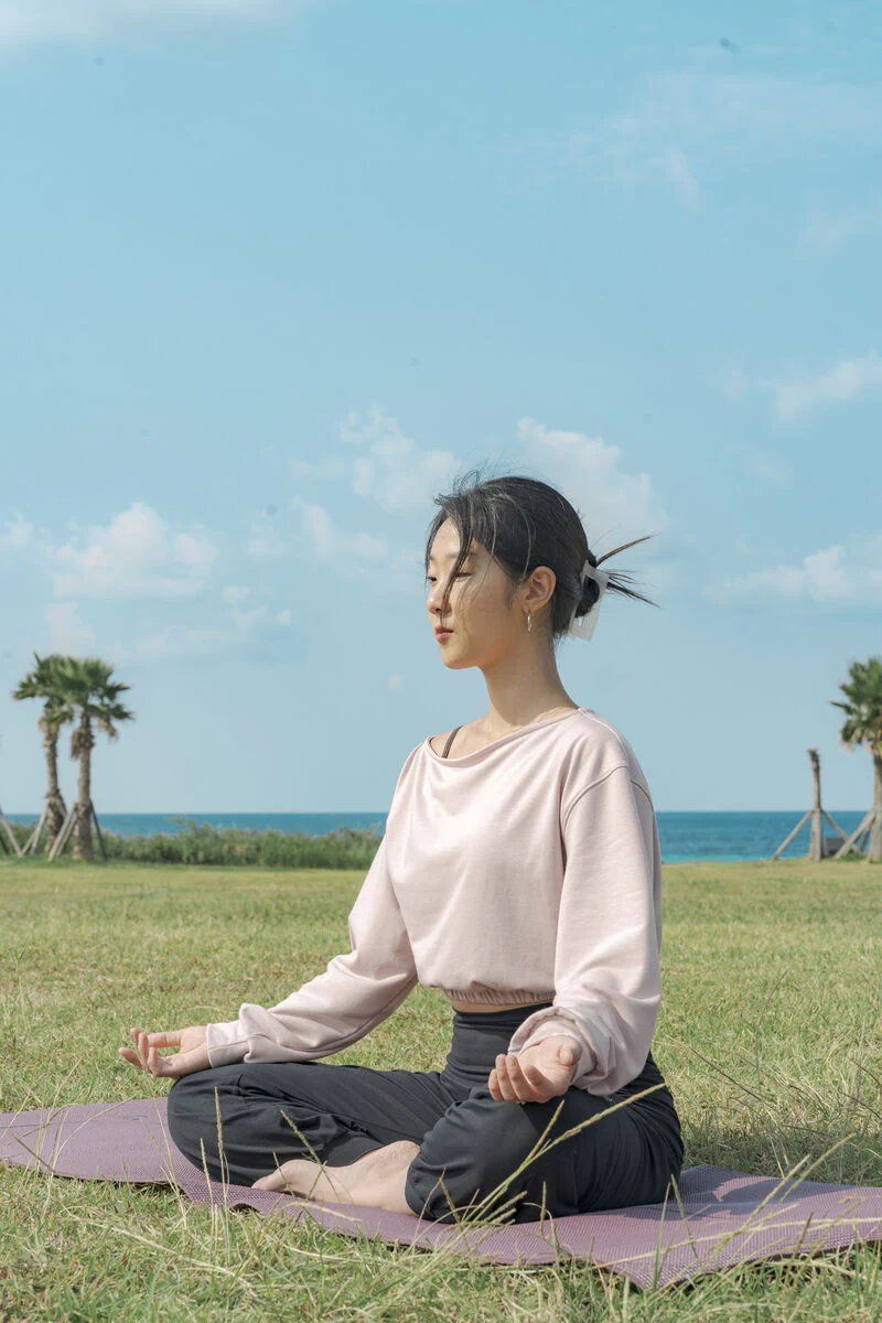 정원뷰가 보이는 제주 컬러요가 대표 이미지