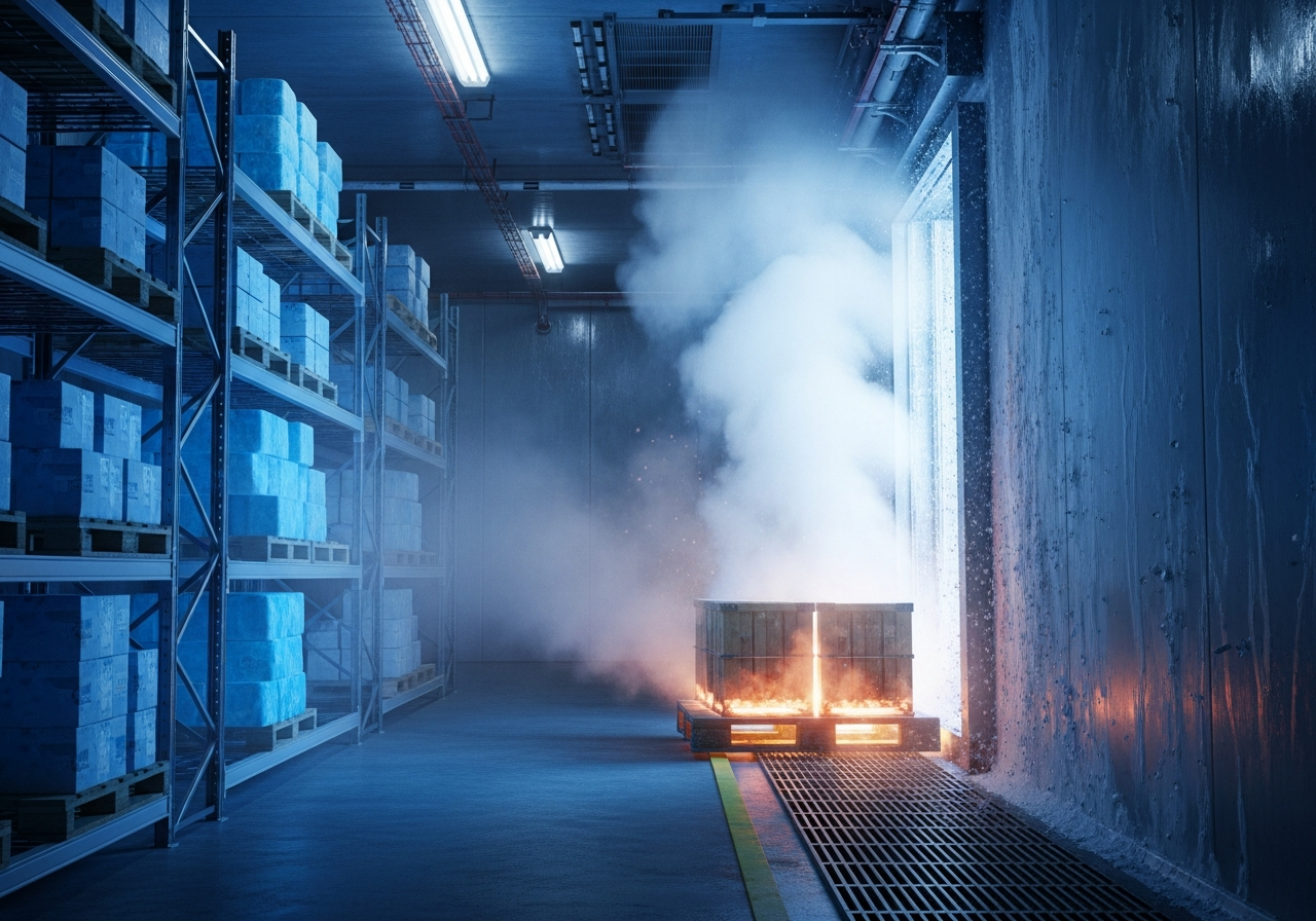 Bahaya Masuk Barang Panas ke Anteroom Cold Storage