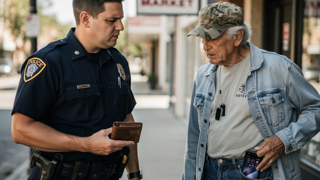 The Officer Emptied My Wallet Onto The Pavement While My Jacket Pocket Held A Live Connection