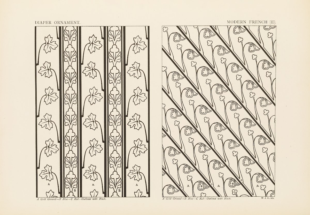 Outlines of ornament in the leading styles Pl47 1881