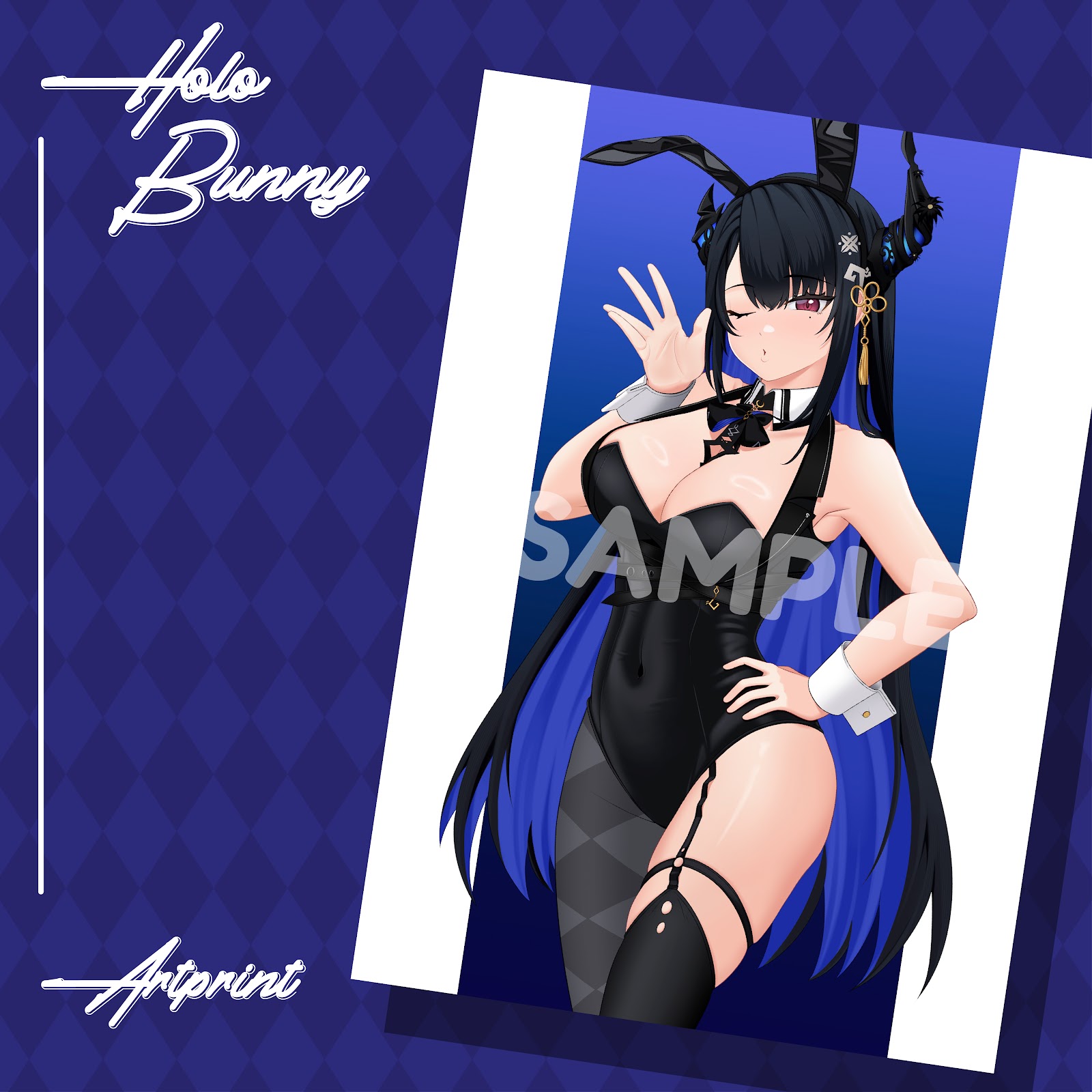 HoloBunny Nerissa Artprint by Ruva