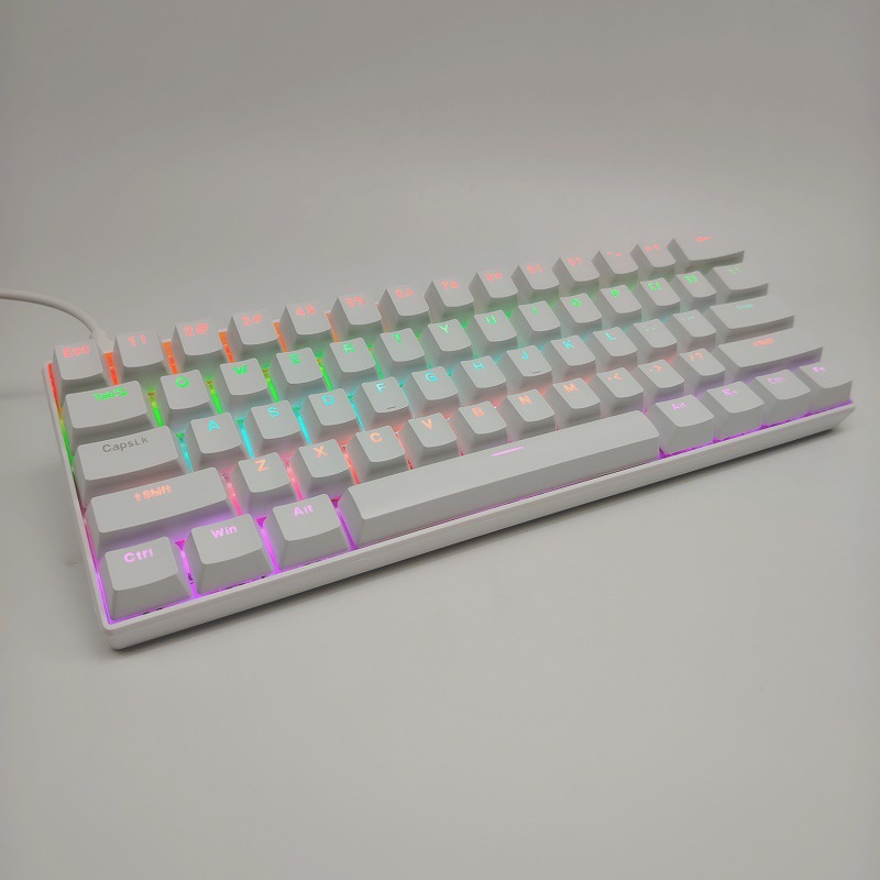 Mechanical keyboard with RGB lighting