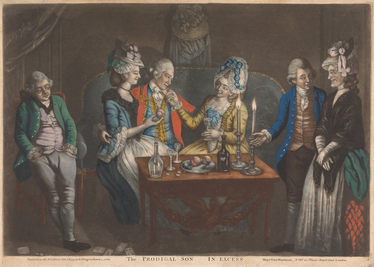 The Prodigal Son in Excess c 1775