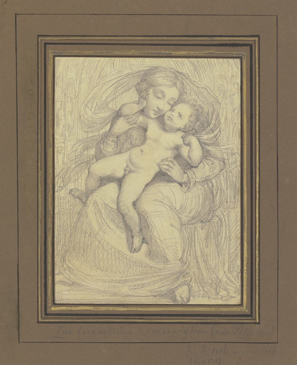 Madonna with the child 1817