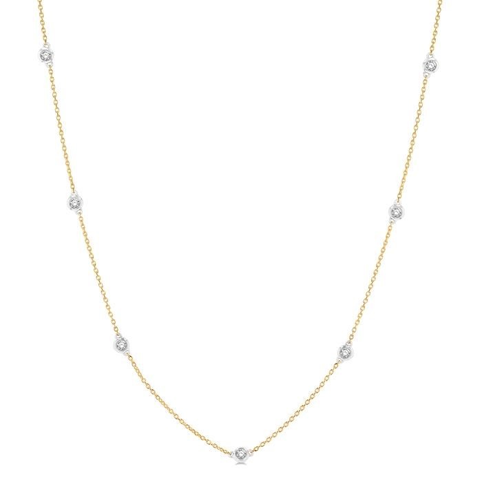 Diamond Station Necklace