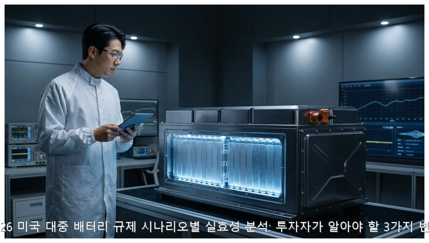 2026 미국 대중 배터리 규제 시나리오별 실효성 분석: 투자자가 알아야 할 3가지 변수 핵심 안내 및 분석 인포그래픽 (4)