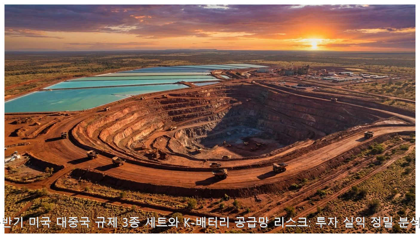 2026 하반기 미국 대중국 규제 3종 세트와 K-배터리 공급망 리스크: 투자 실익 정밀 분석 보고서 핵심 안내 및 분석 인포그래픽 (8)