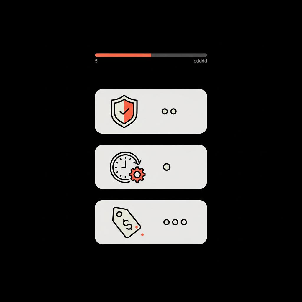 Compact mobile infographic with icons and a highlighted verification badge and progress bar, illustrating how to pay to get verified on TikTok in a minimalist black and gray style.