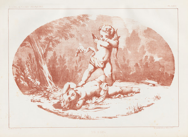Amours et figures décoratives arts industriels Pl25 1890