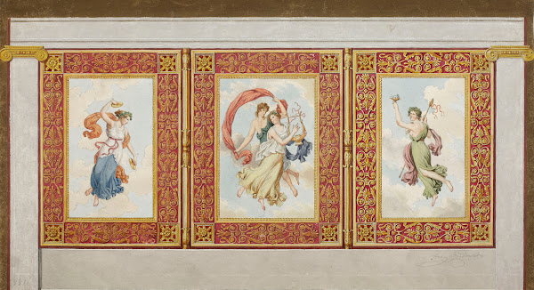 Design for wall paintings for the Reduta Hall of the National Theatree 1826