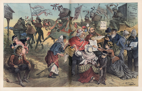 Raising the funds to buy the presidency 1884