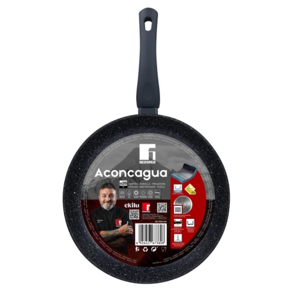 Sartén de aluminio forjado Bergner™ Aconcagua de 24 cm