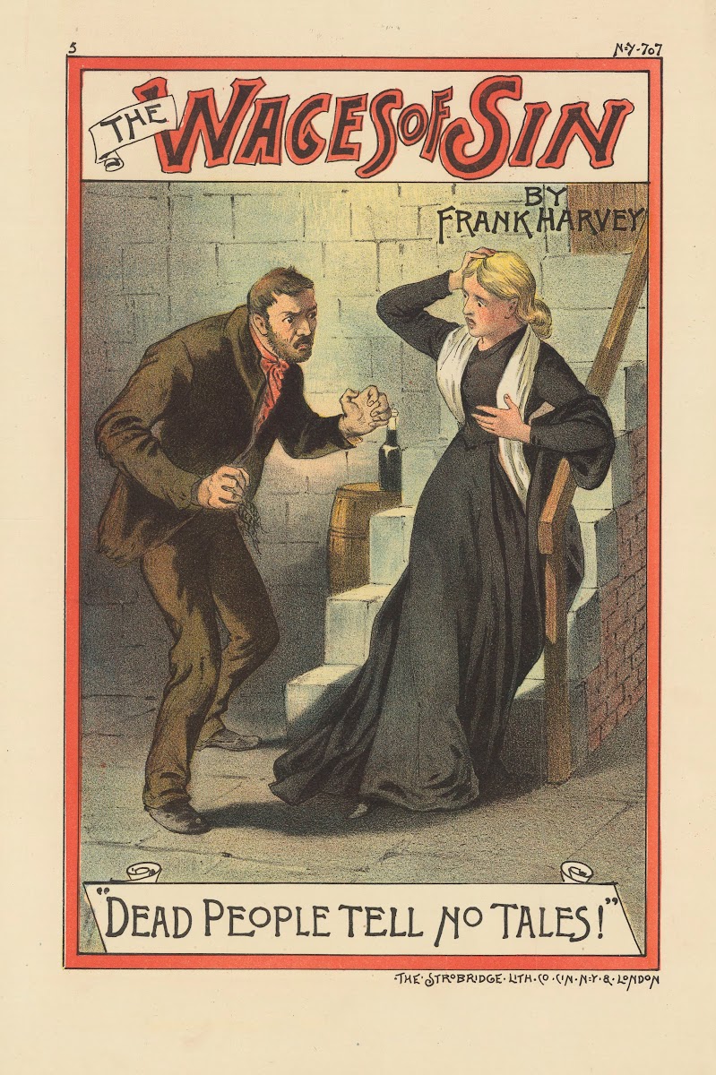 The Wages of sin by Frank Harvey Dead people tell no tales 1885