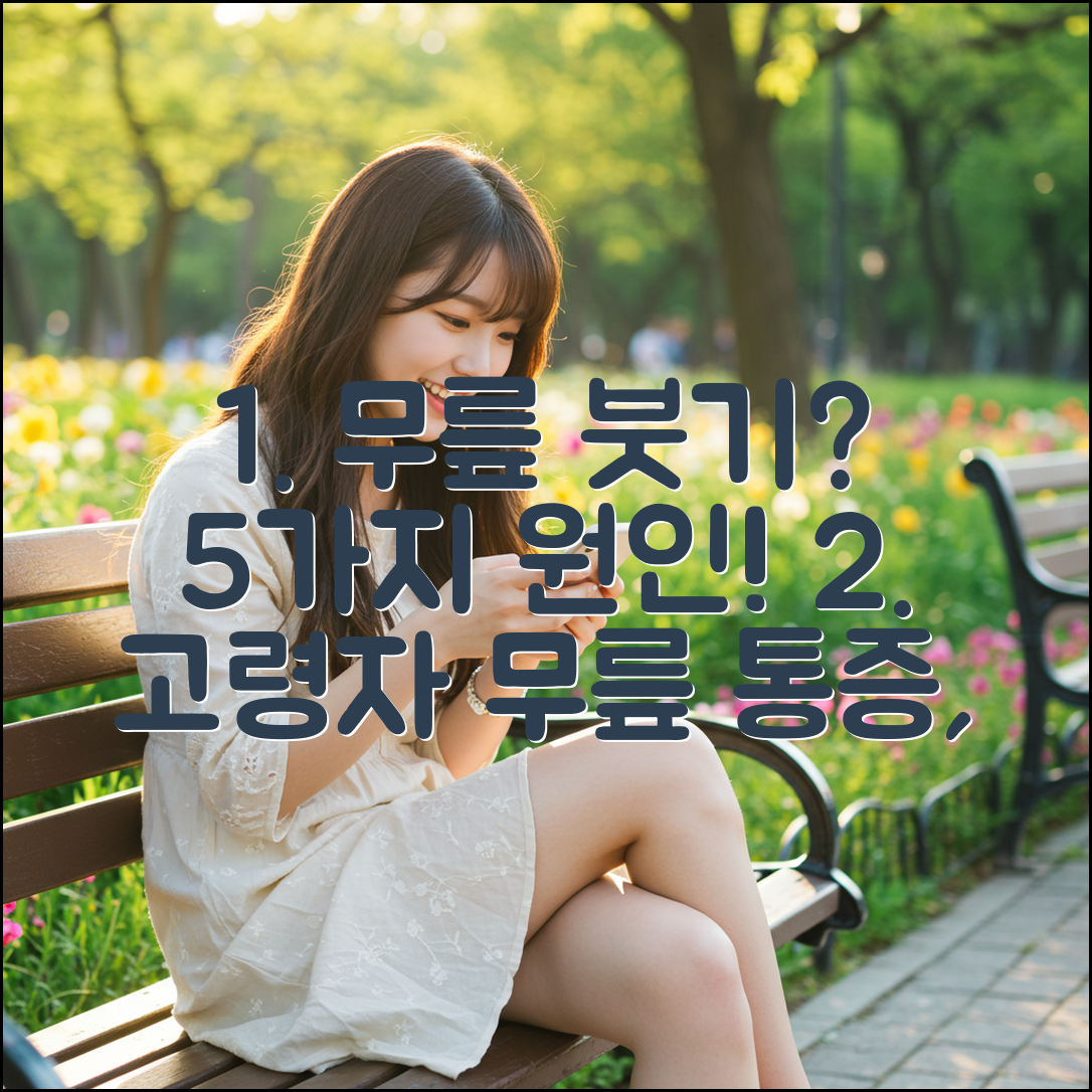 고령자 무릎 붓기, 5가지 주요 원인 총정리