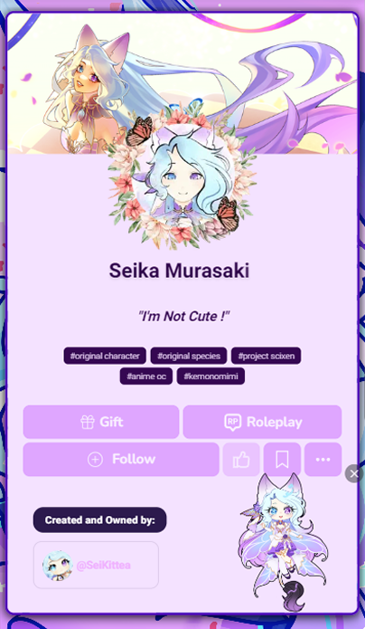 Customized character profile 5