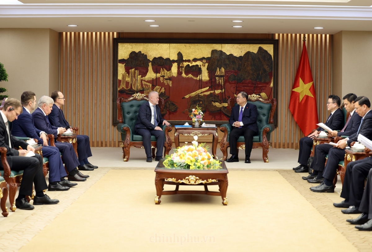 Phó Thủ tướng Thường trực tiếp đoàn Tập đoàn Năng lượng RusHydro LB Nga