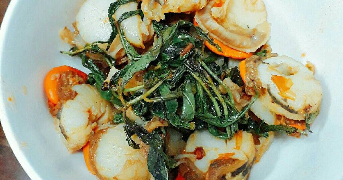 Sò lán (sò điệp) rau răm