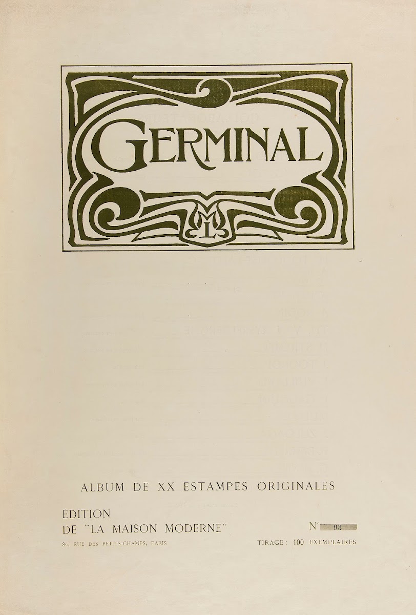 Germinal  Title 1899