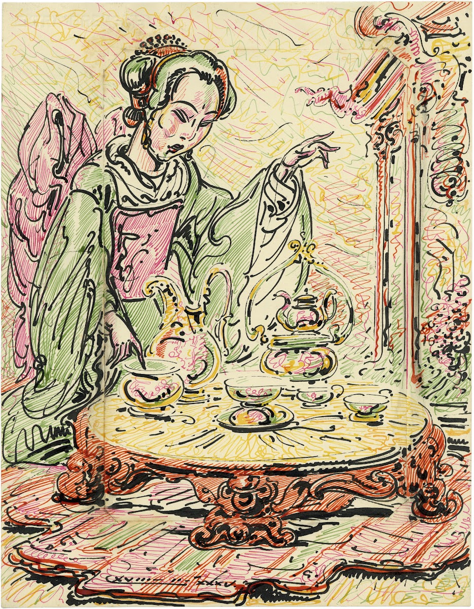 Chinese dame in kostuum 1935