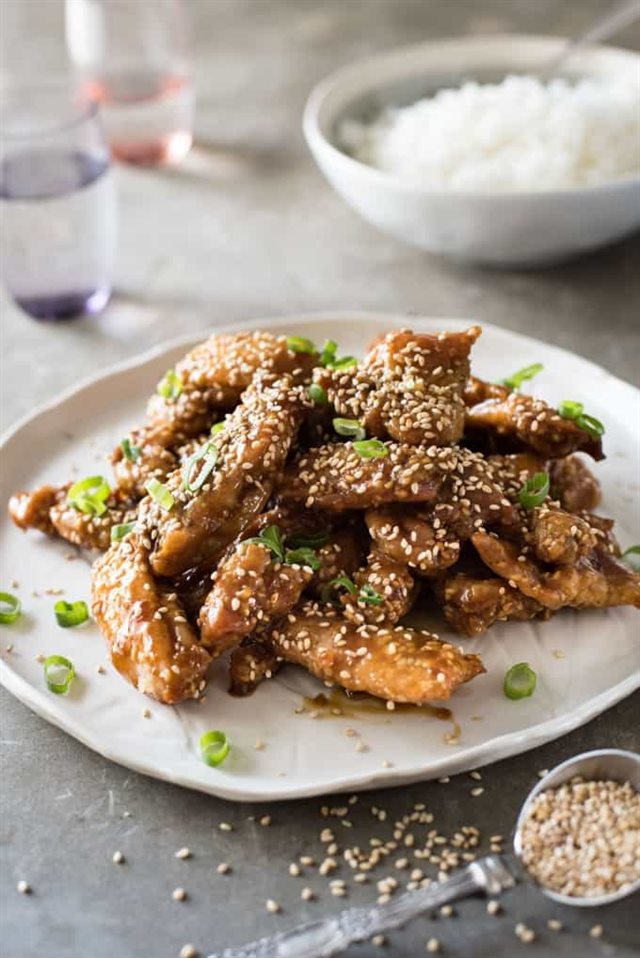 Gà Nướng Sốt Mè Mật Ong