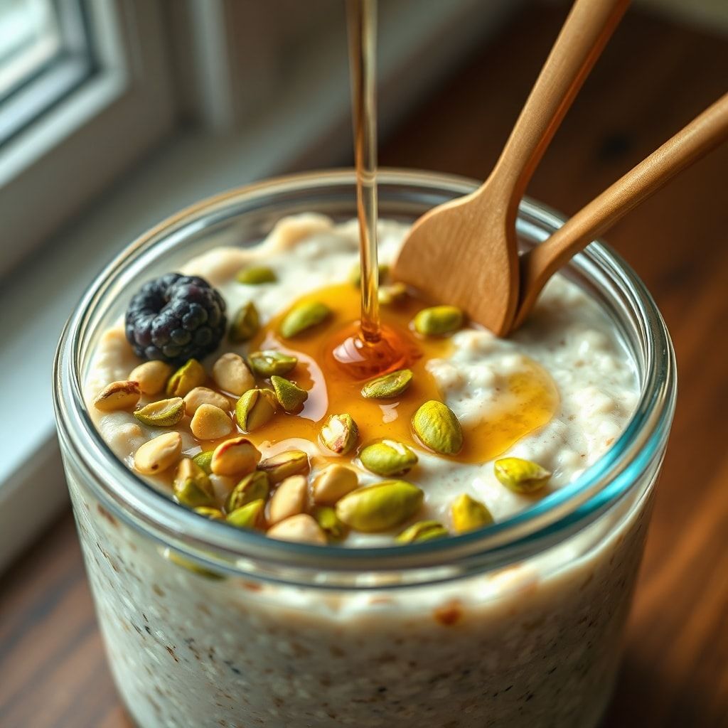 Pistachio Overnight Oats – Easy Make-Ahead Breakfast