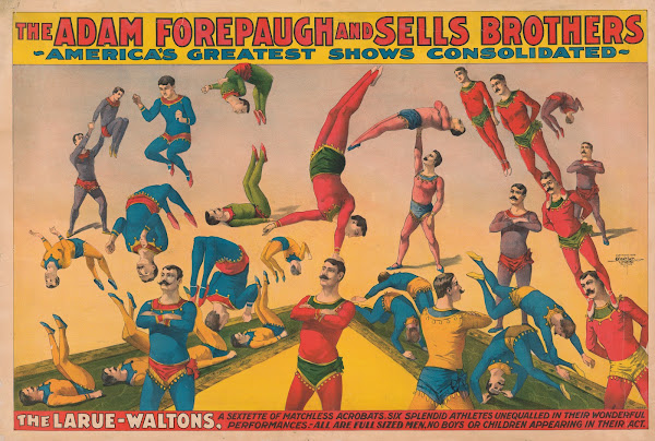 The Larue Waltons a sexette of matchless acrobats 1898