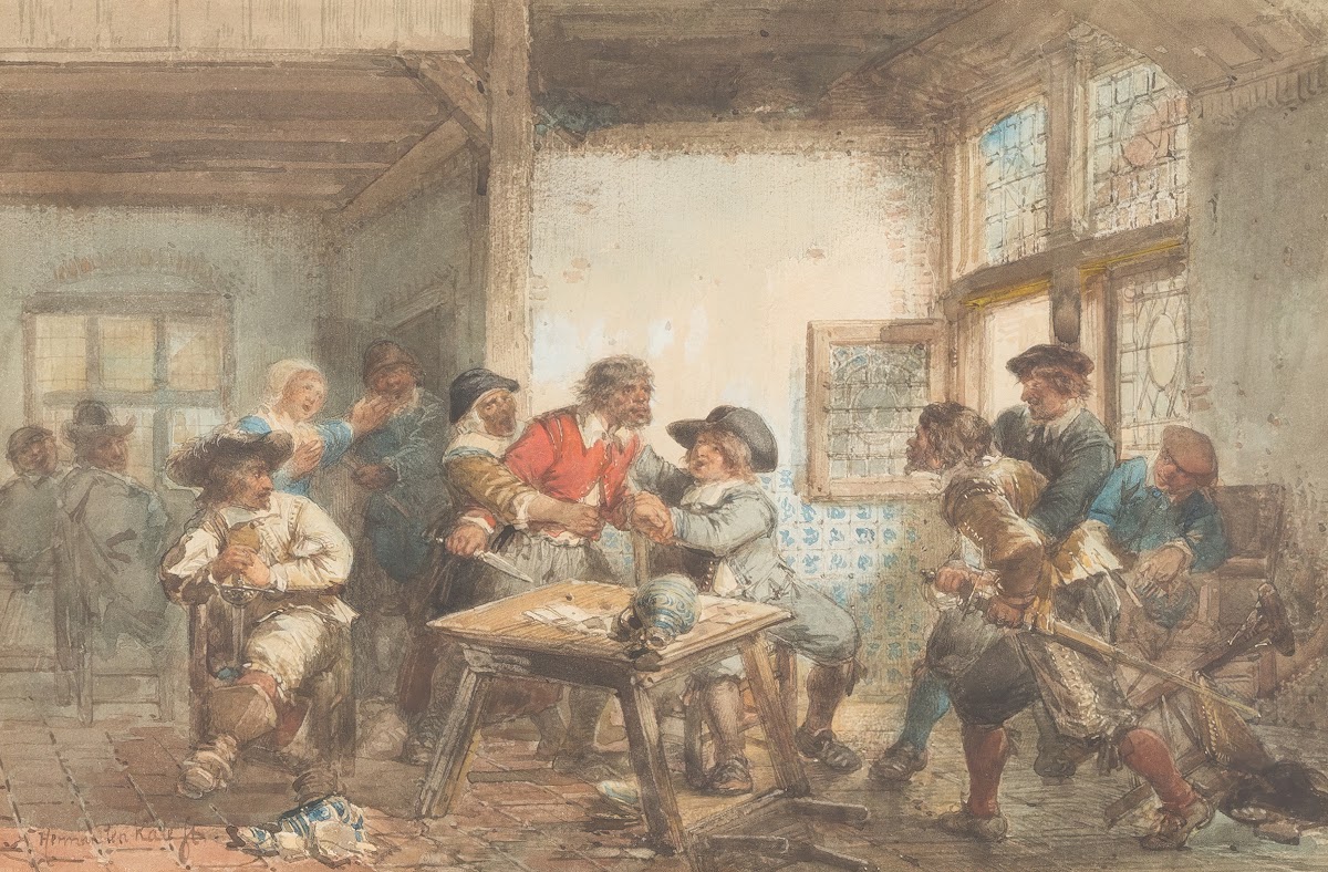 Dispute In The Tavern