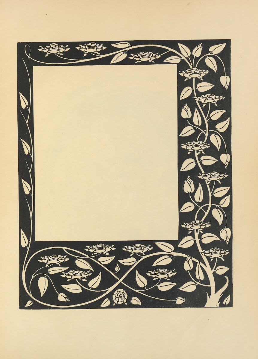 Border Design From Le Morte Darthur 1897