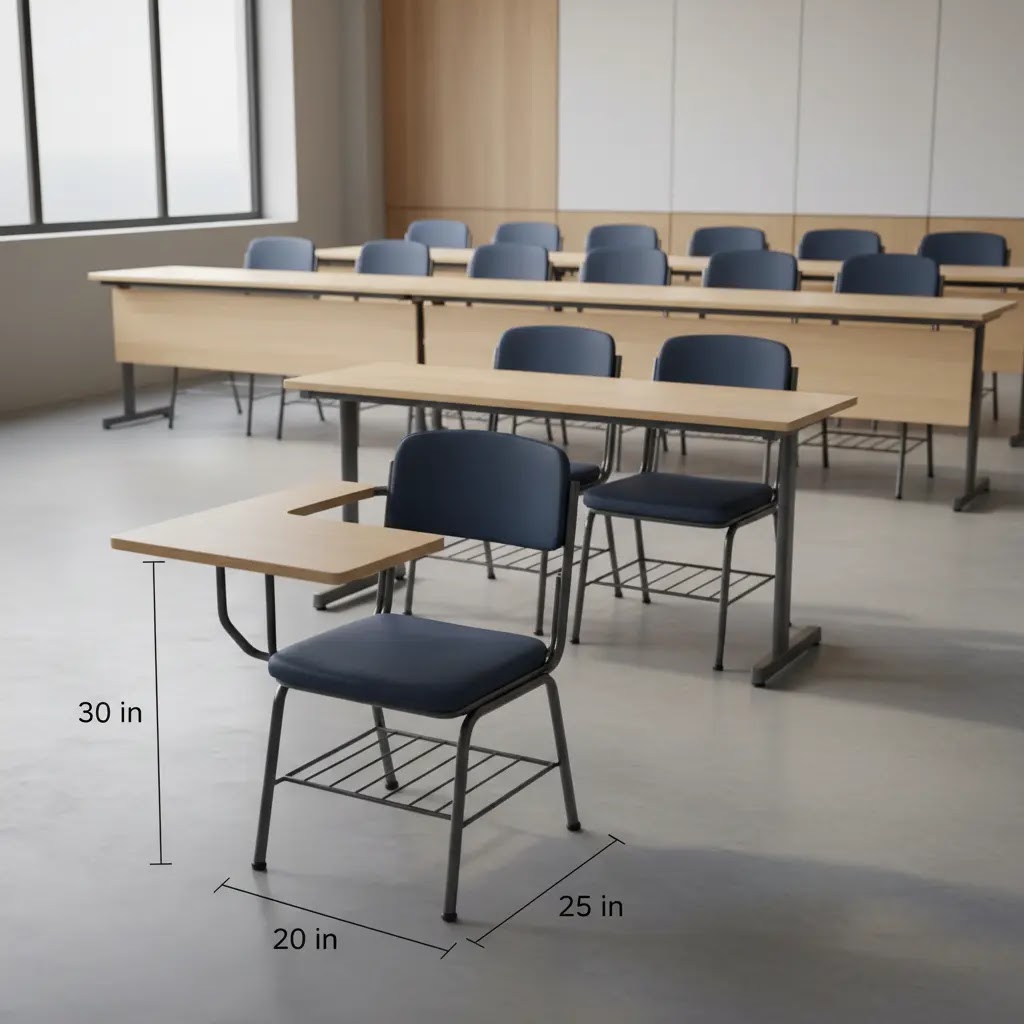 Ukuran Bangku Kuliah yang Biasa Dipakai di Kampus