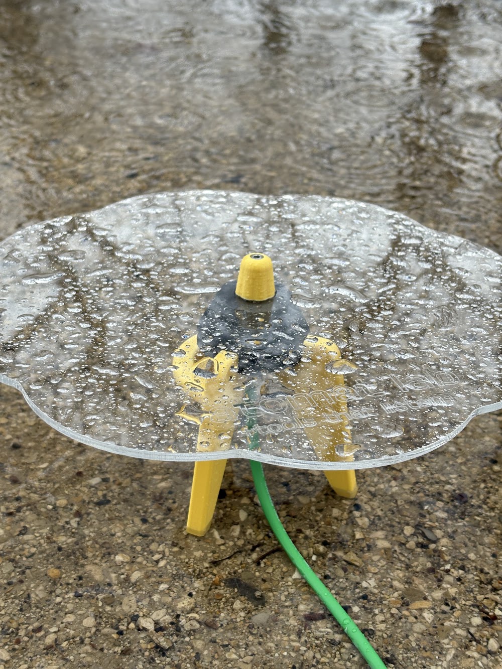Raincatcher rain-recording attachment for the FIELD5 contact microphone — detail 1