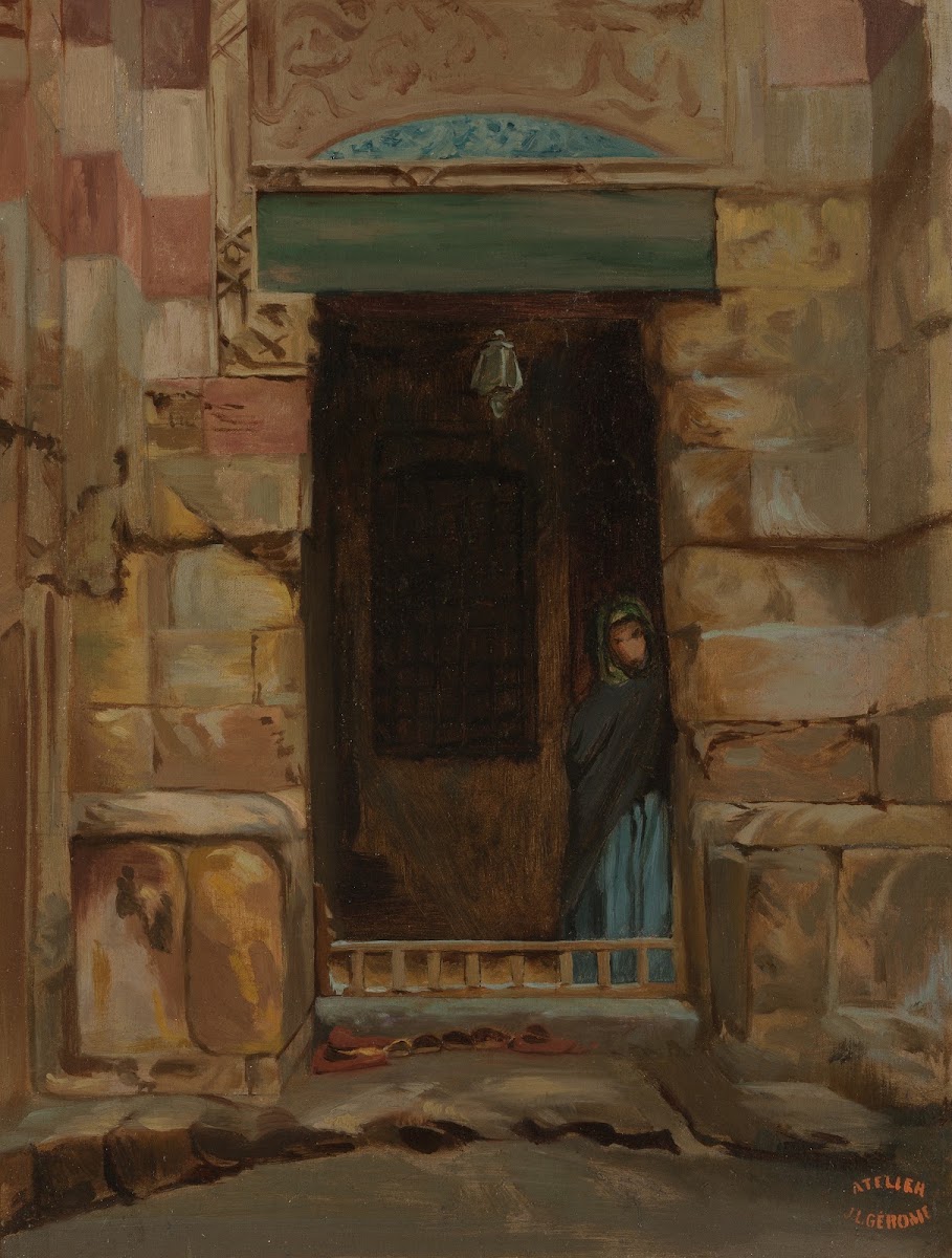 Arab Woman in a Doorway 1870