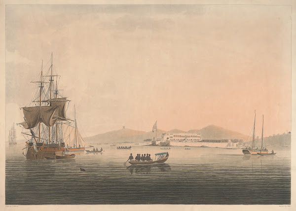 Cape Coast Castle a British Settlement on the Gold Coast of Africa 1806