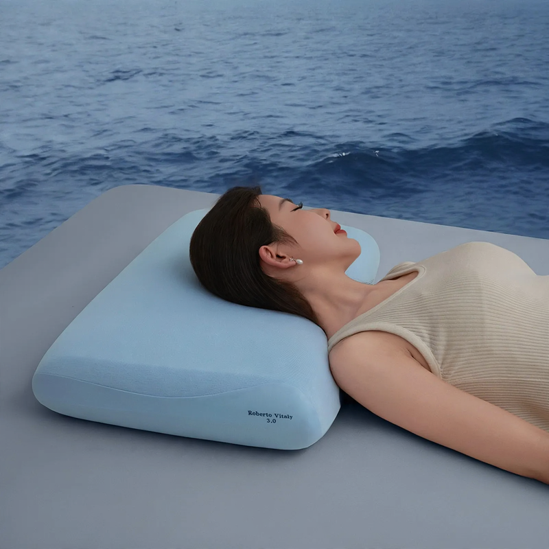 Kopfkissen aus Memory-Foam, rechteckig, 70×42 cm