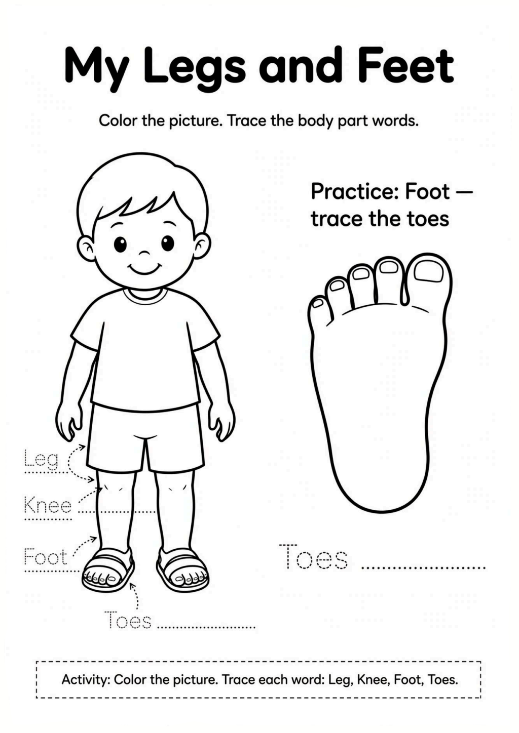 My Legs and Feet