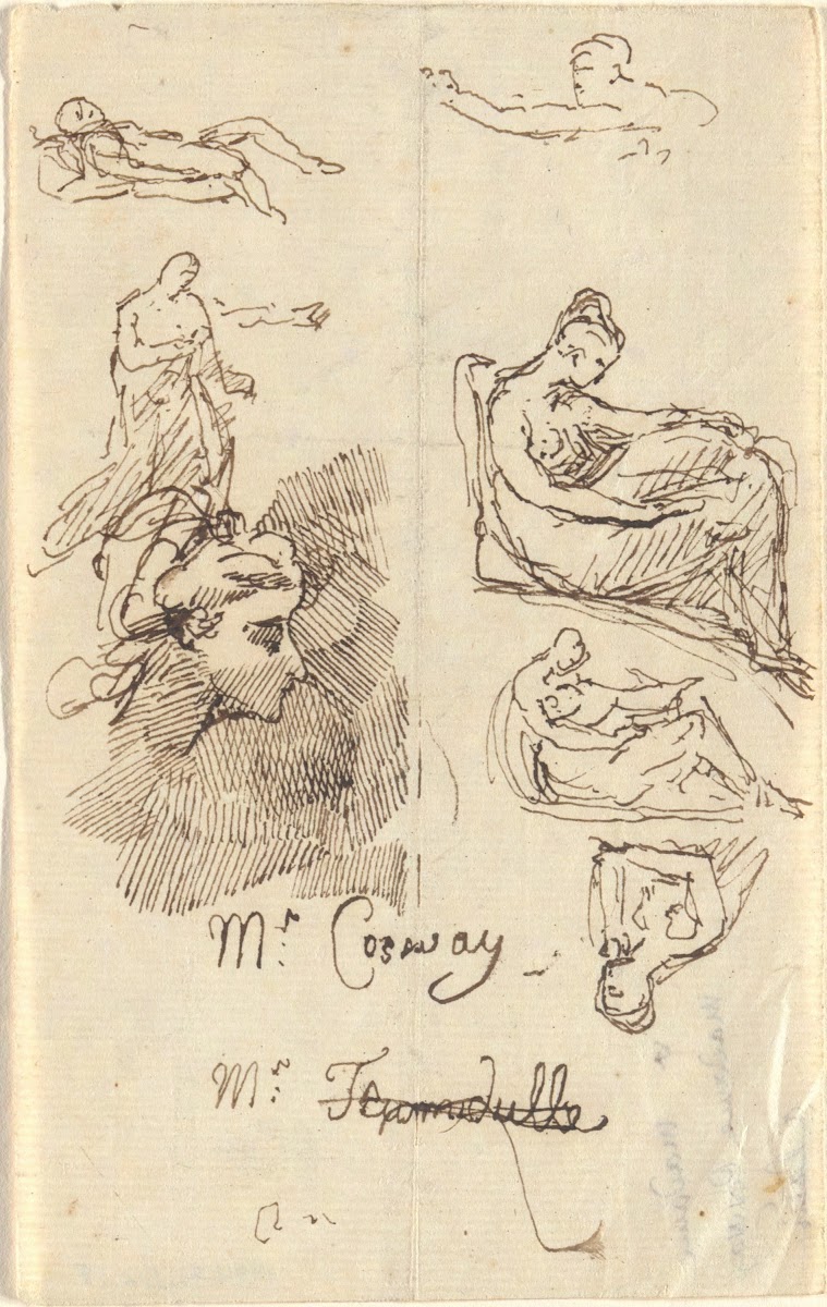 Untitled from folio Sketches in France and Germany 1786