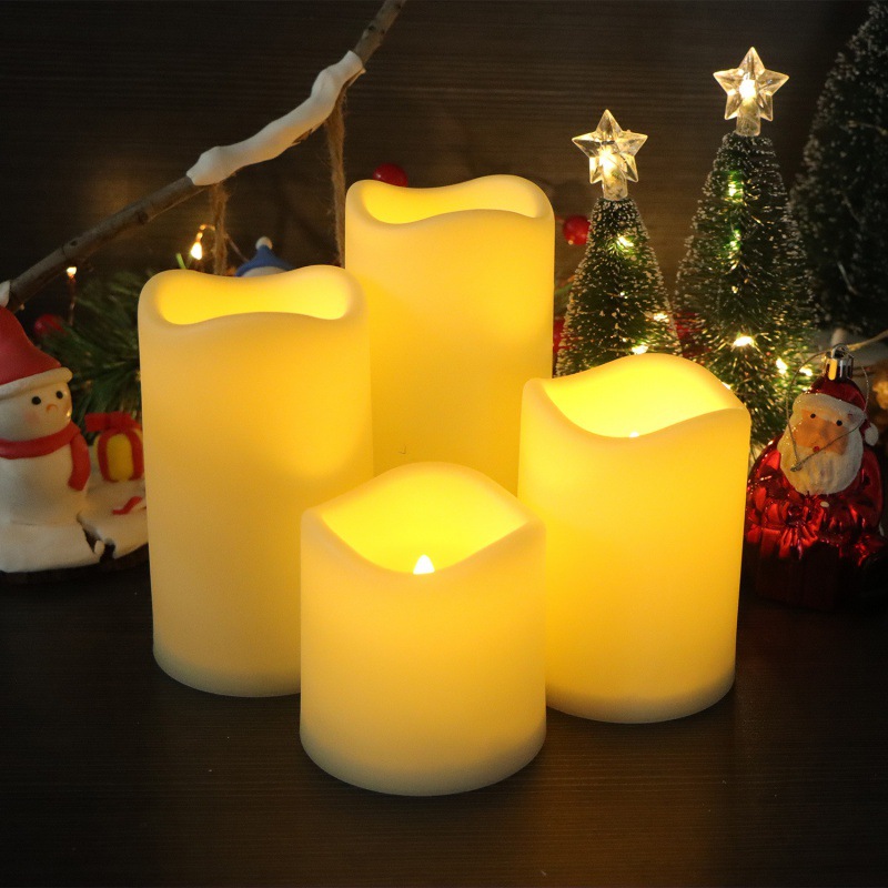 LED Real Wax Look Candle Set with Remote