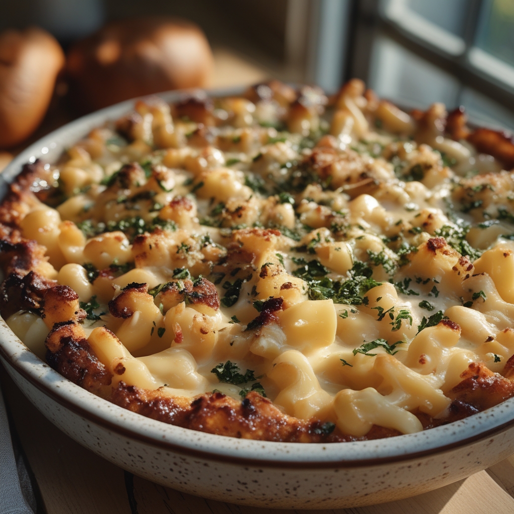 High-Protein Creamy Philly Cheesesteak Mac & Cheese Bliss - Easy Comfort Meal